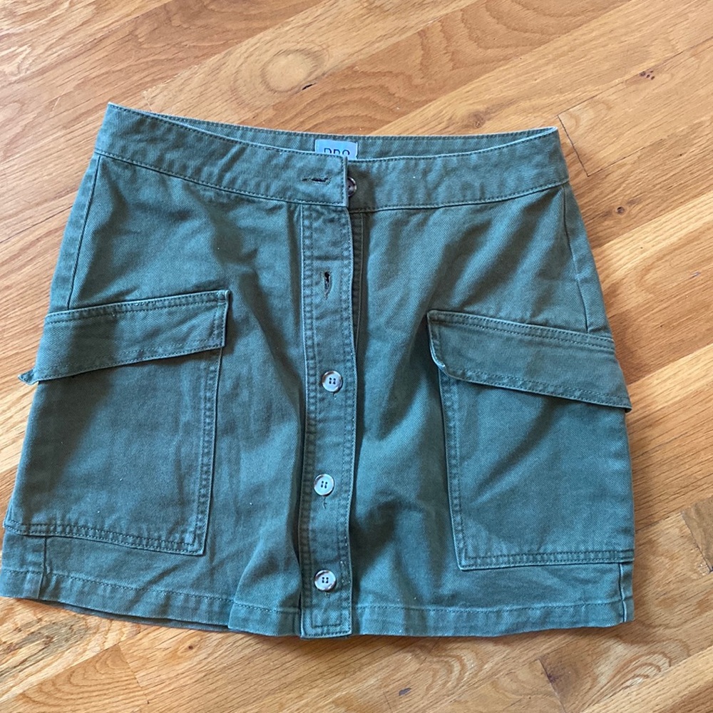 BDG brand new with tags army green skirt